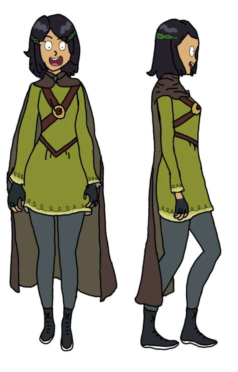 Marcy reference sheet, front and side.