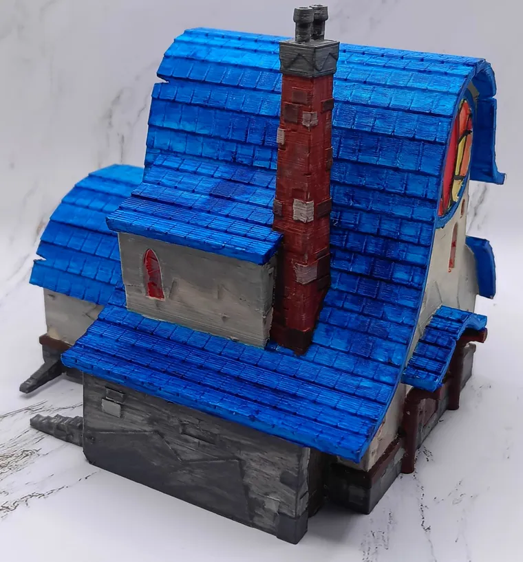 The Owl House, three quarter view.