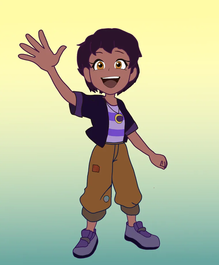 Luz, full colour illustration.