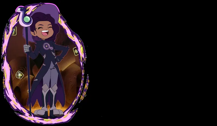 Luz in titan form, sticker design.