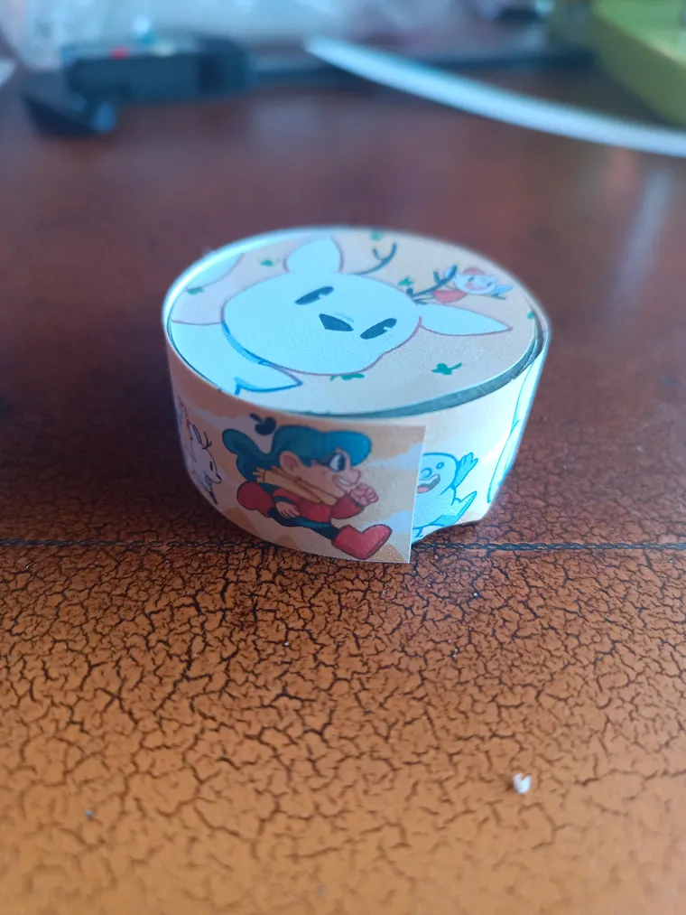 Washi tape roll.