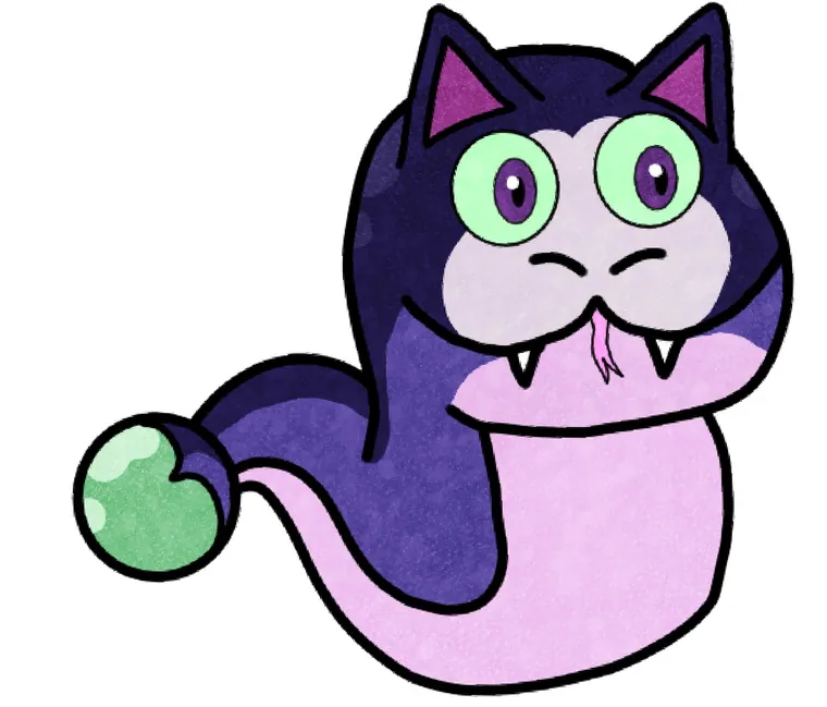 String Bean sticker concept, alternate pose.