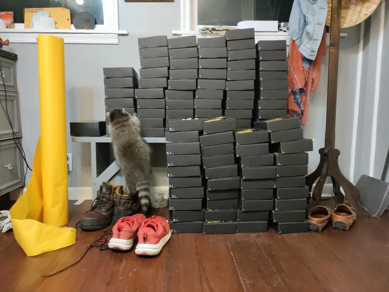The same stack from the other side.