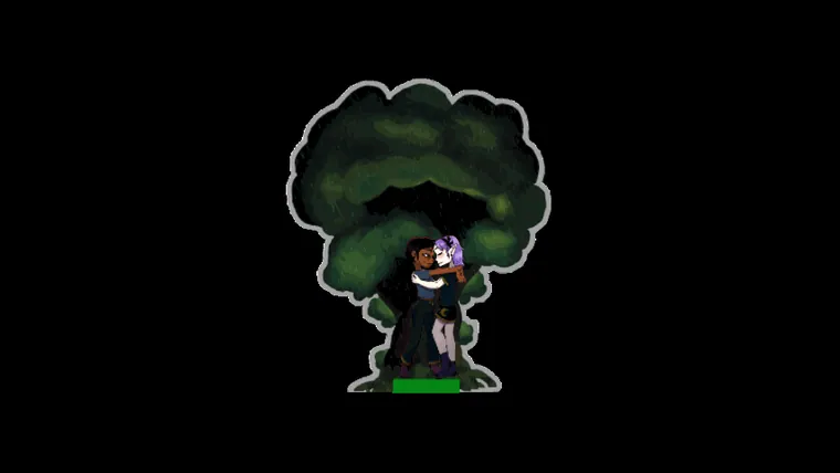 Animated standee mockup.